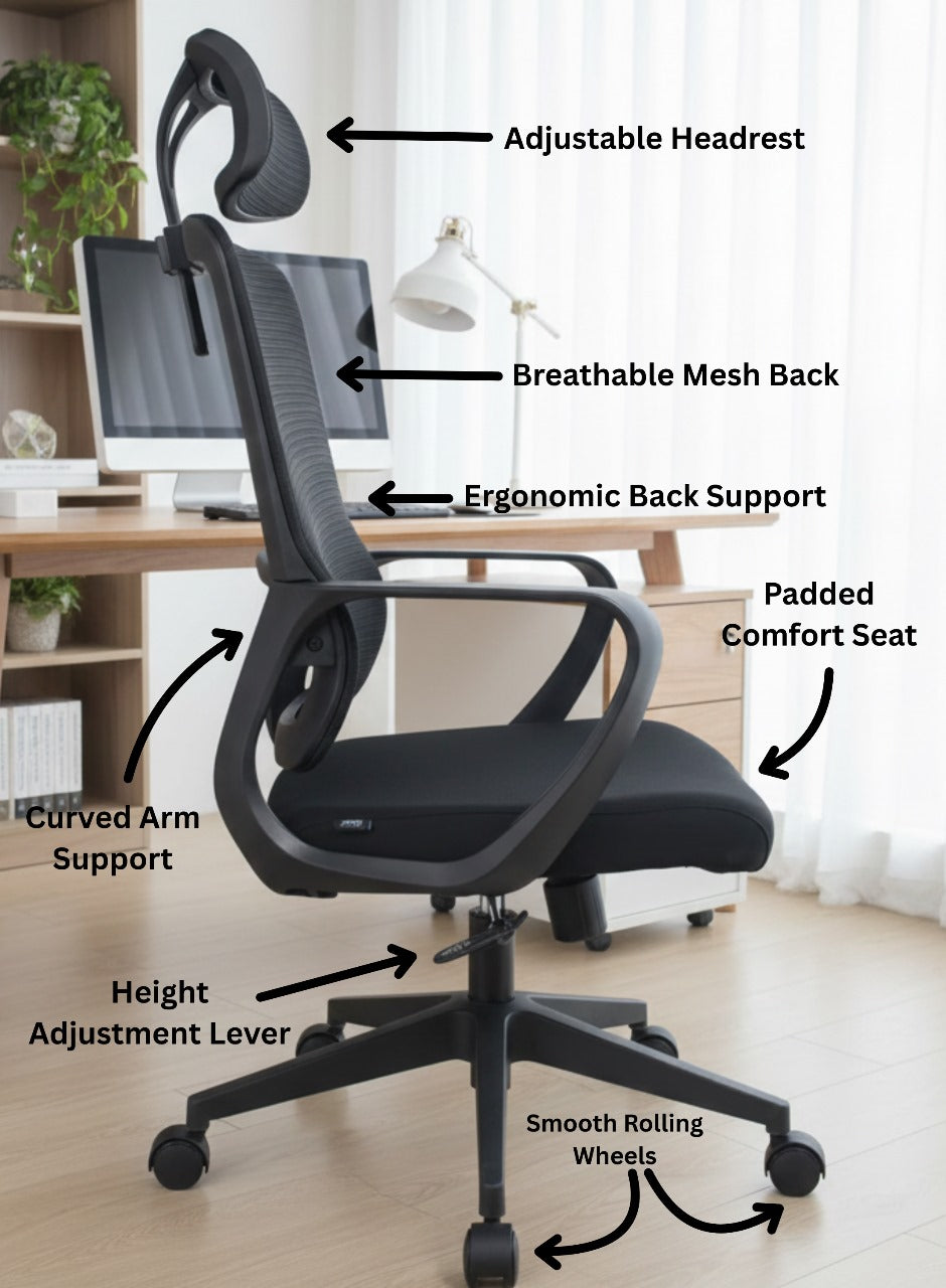 FURALUX PRIME — Premium Executive Ergonomic Office Chair LY-SK1021H