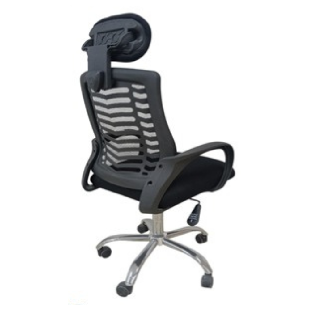 Furalux FR 5003 Ergonomic Mesh Office Chair with Headrest – Black UAE