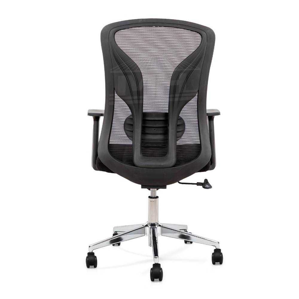 Furalux MH‑837 Ergonomic Mesh Office Chair with Lumbar Support – Black, Grey