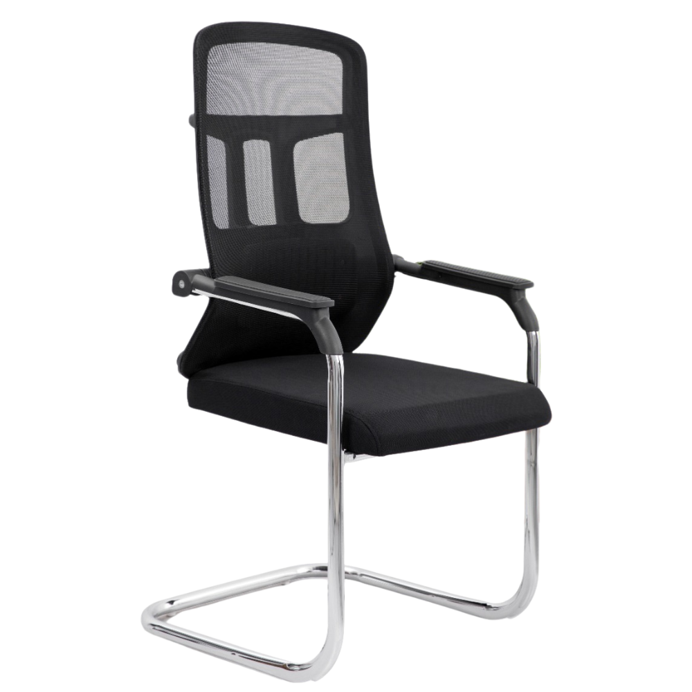 Furalux AeroMesh MH‑686V Visitor Office Chair  – Modern Office Guest Seating