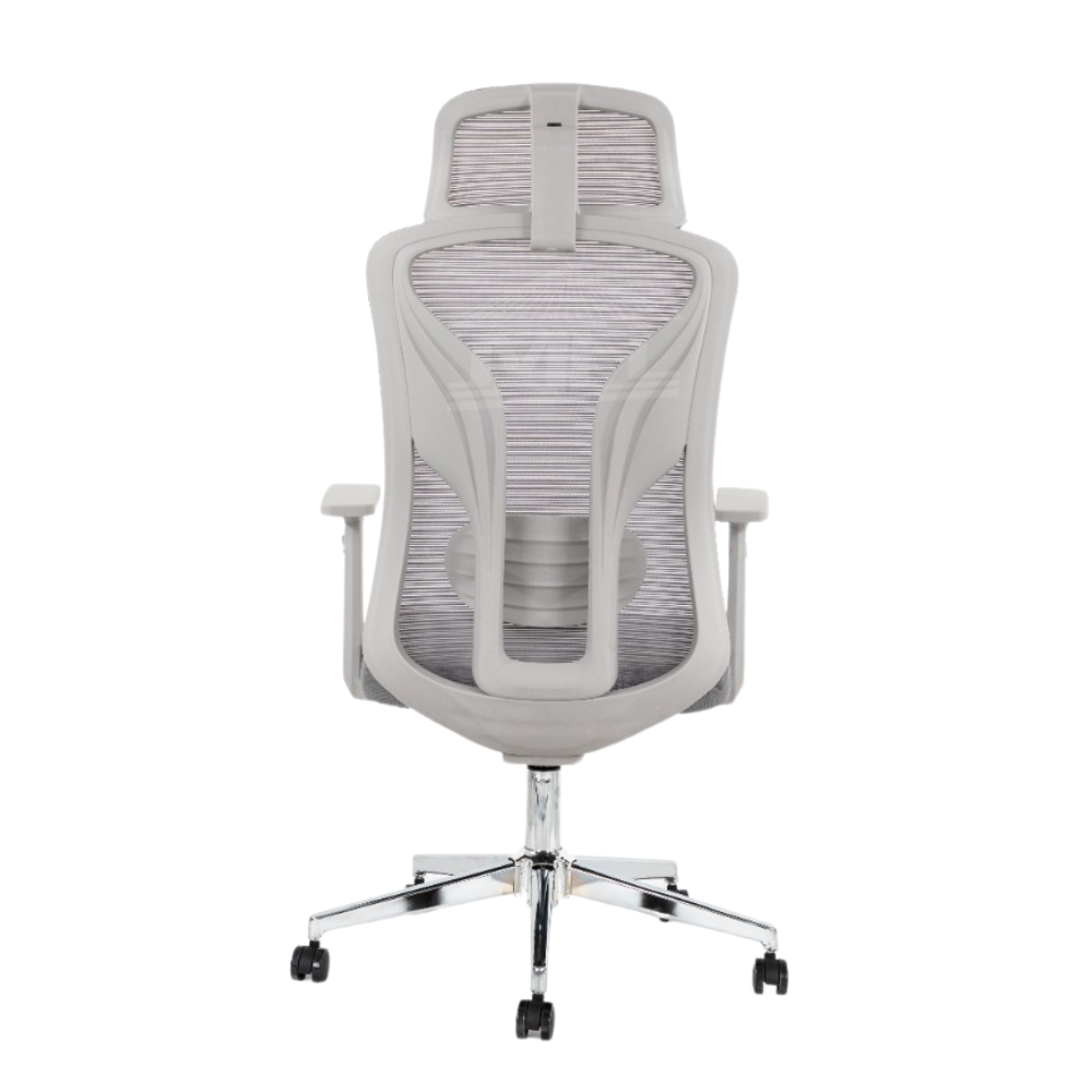 Furalux MH‑838H Ergonomic Mesh Office Chair with Headrest and Lumbar Support