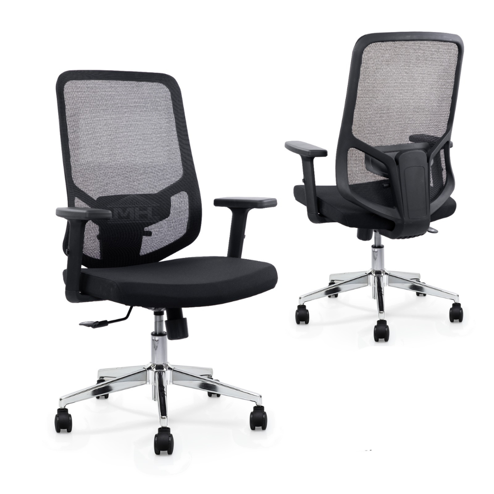 Furalux FR‑3001 Ergonomic Mesh Office Chair Black