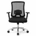 Comfortable Ergonomic Mesh Office Chair, High Back Computer Chair with 3D Adjustable Armrests and Lumbar Support for Home and Office, Black LY-M1541C-2 OFFICE CHAIR