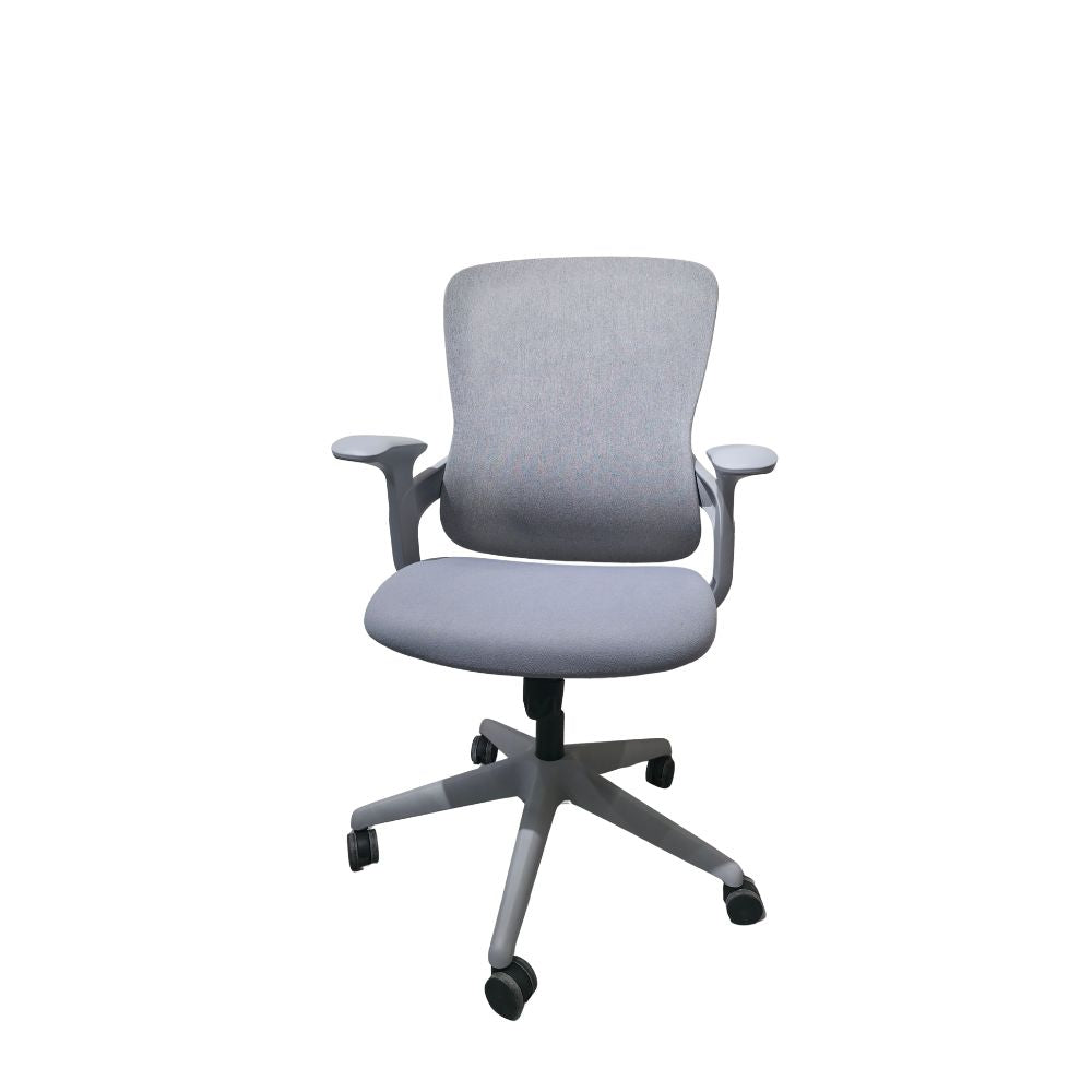 Furalux Aero Executive Ergonomic Home Office Chair with Breathable Mesh – Small Task & Gaming Desk Chair with Flip-Up Armrests, Comfortable Executive Chair for Study, Work, Bedroom, Living Room & Hotel