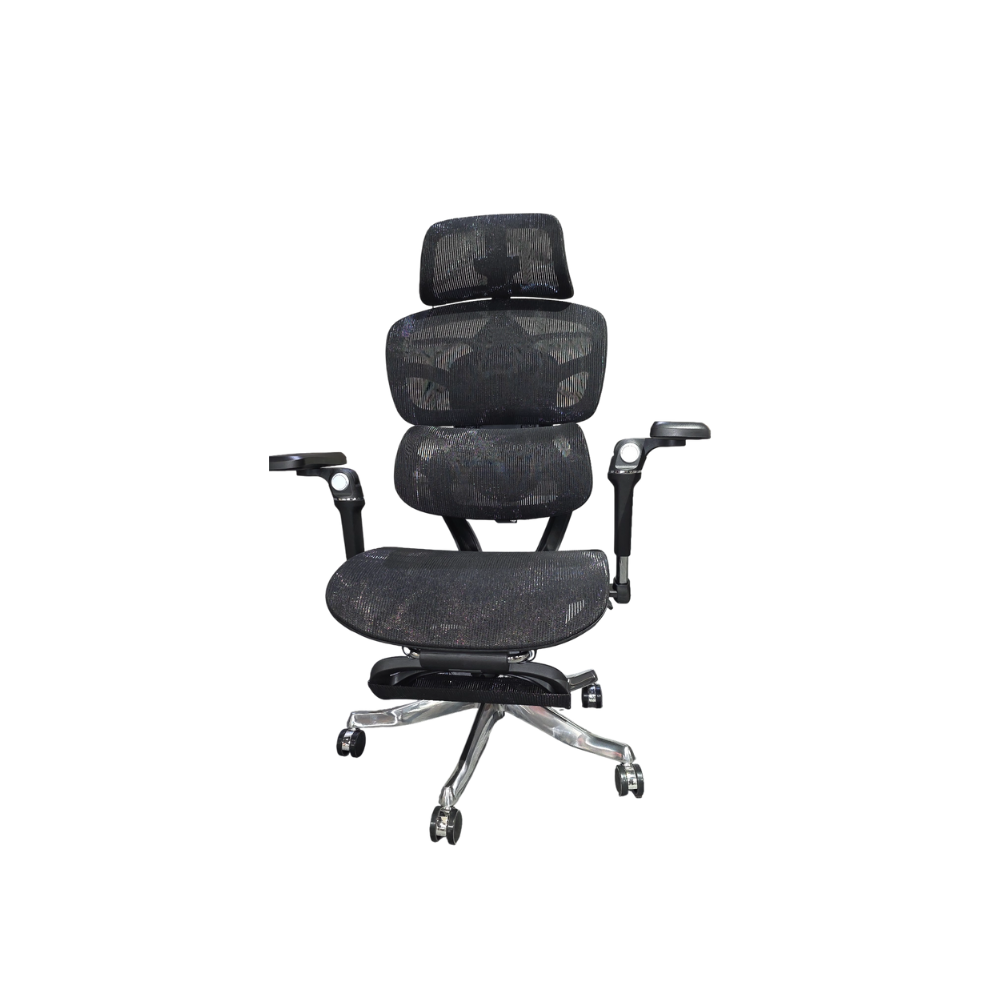 FURA ERGO PRO MAX- Premium Ergonomic Office Chair with Footrest (Up to 150 kg)