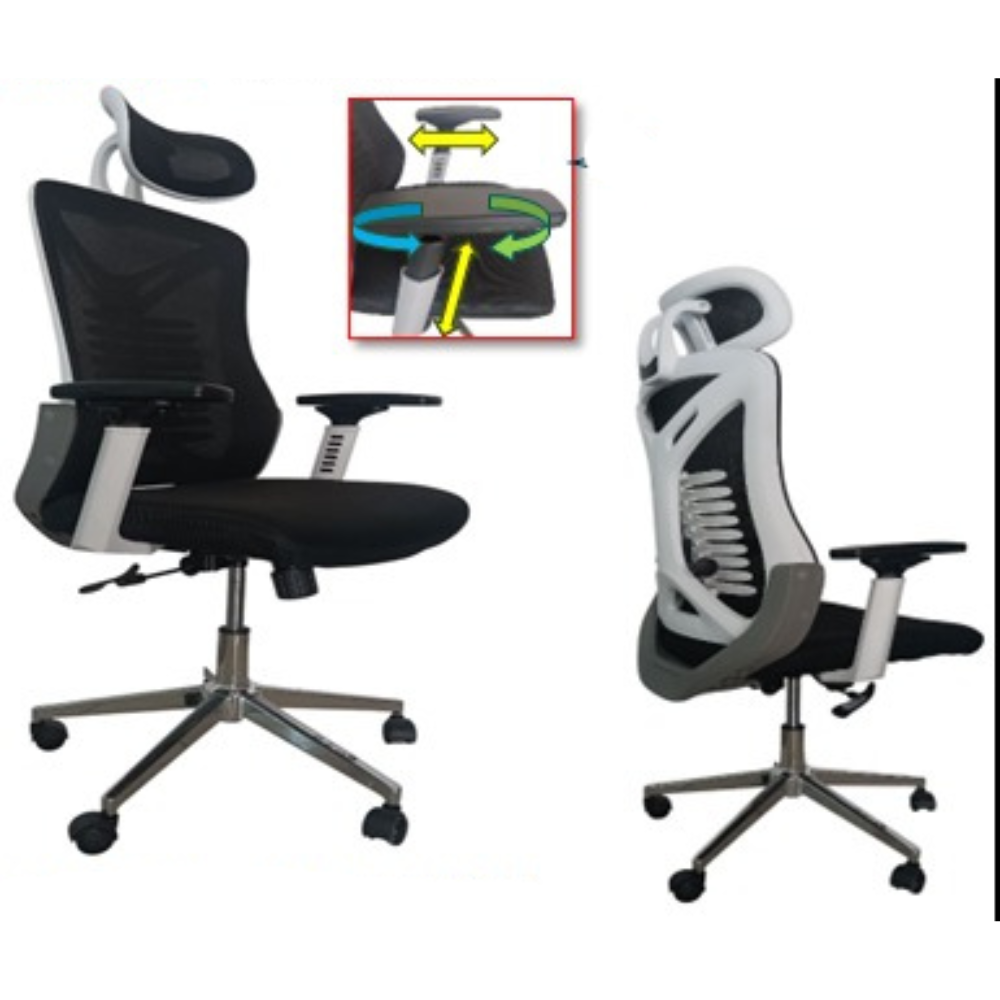 Furalux FR 6037 Ergonomic Office Chair (4D Armrests)