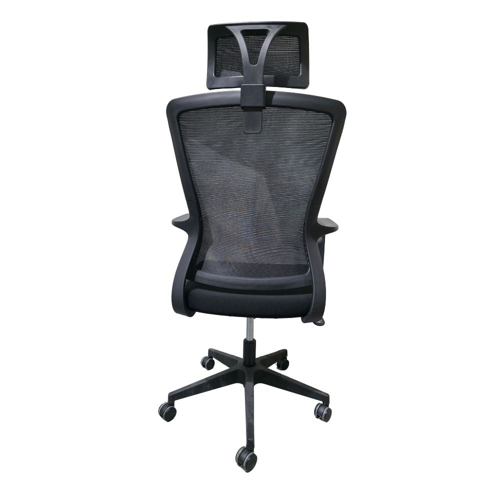 Aero Active Black Ergonomic Office Chair with Mesh Back Support, Adjustable Features,  Modern Design Black