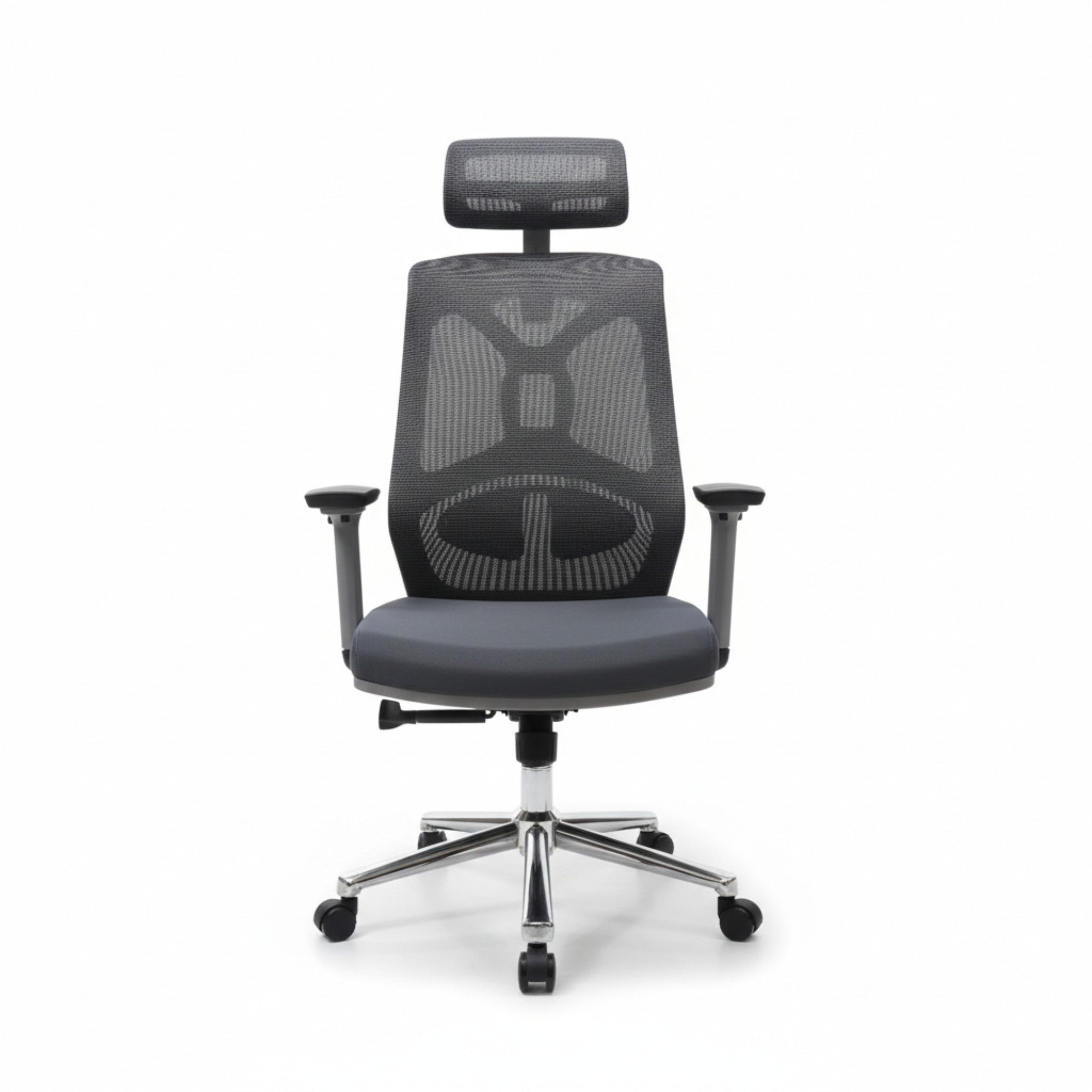Furalux MAF‑2259 Ergonomic Mesh Office Chair with Headrest & Lumbar Support