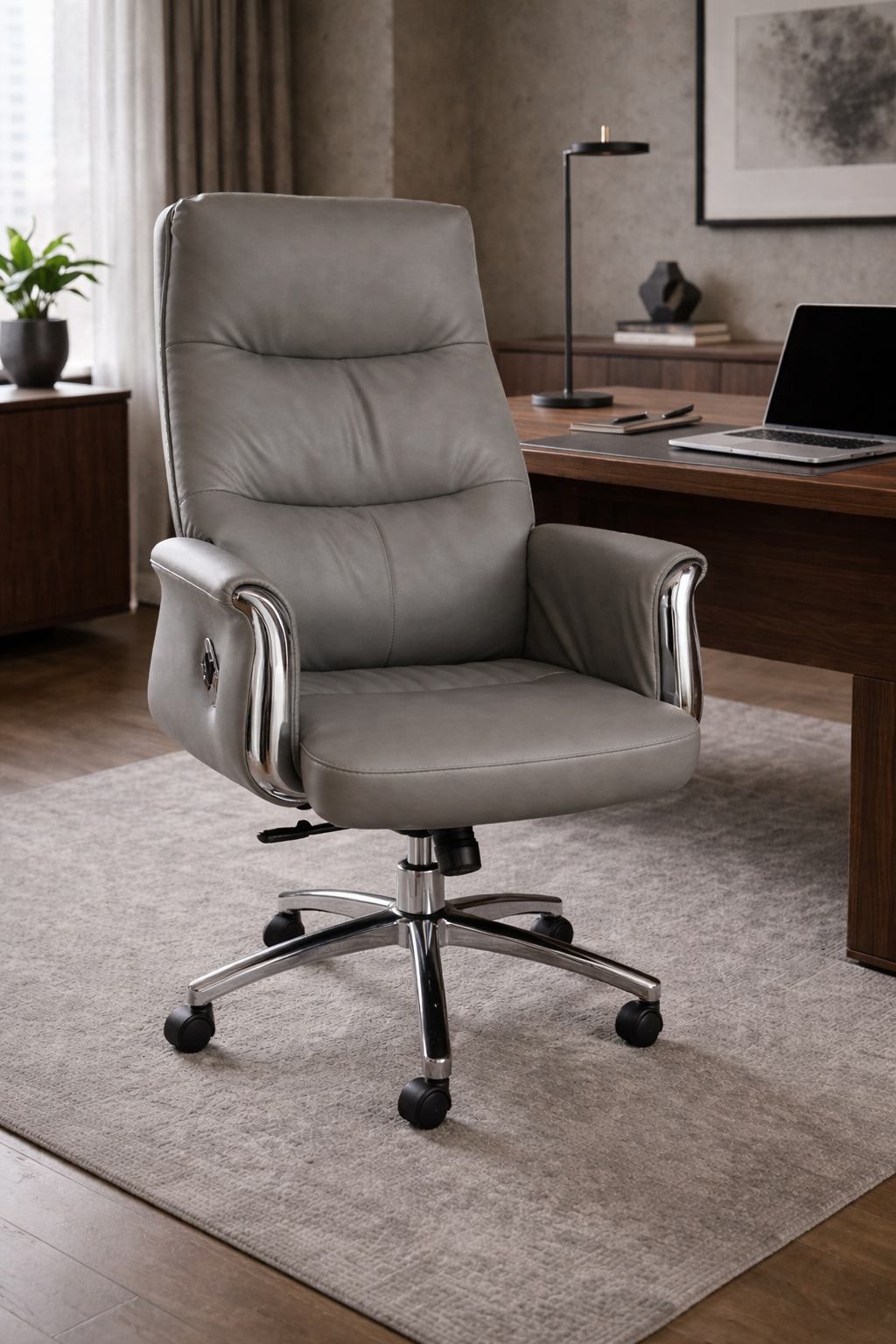 Furalux FR 168 Executive Recliner Office Chair – PU Leather Boss Chair UAE