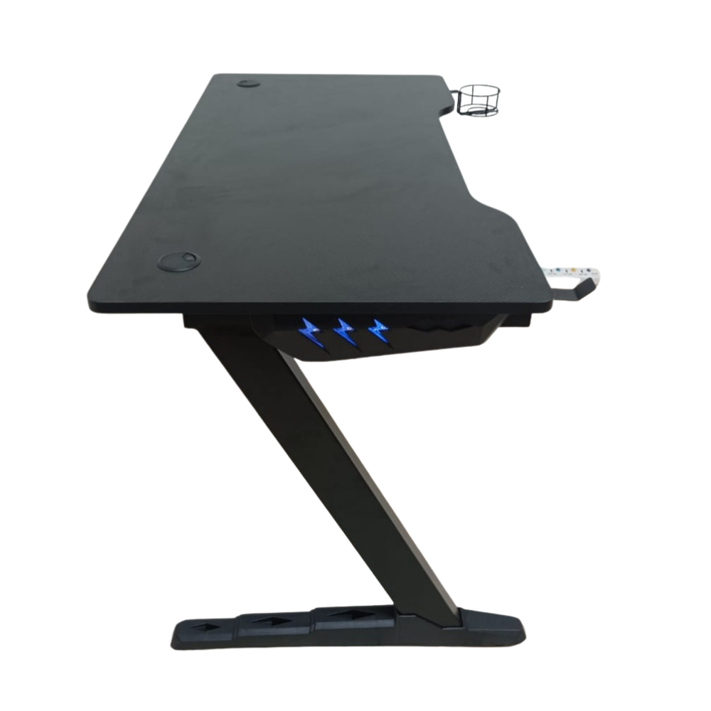 Furalux FR 2007 Gaming Desk with LED Lights – Modern Computer Table UAE