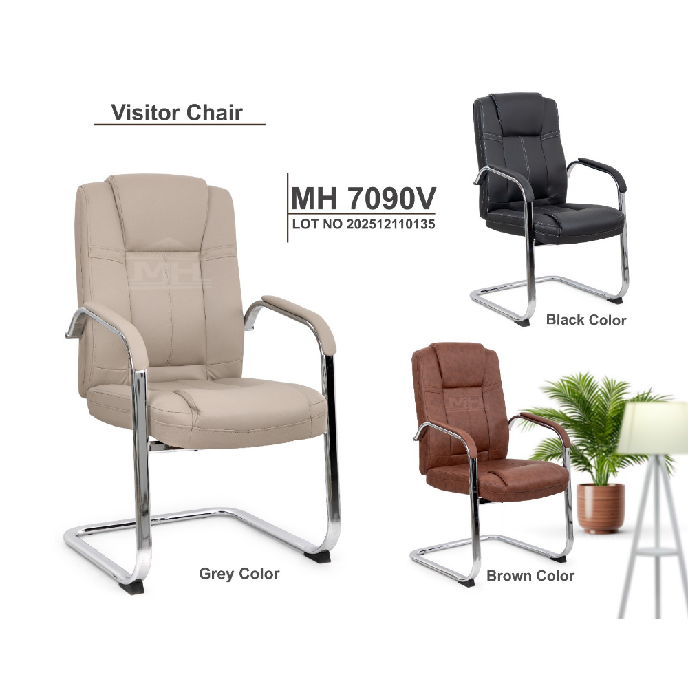 Furalux MH‑7090V Executive Visitor Chair – Premium Office Guest Chair