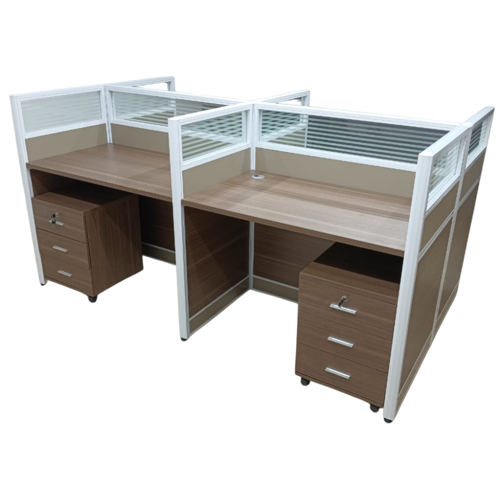 Furalux FR 634 4‑Person Office Workstation – Modular Desk System UAE