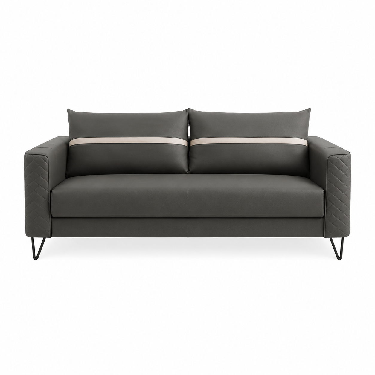Fuaralux 2037S 3+1+1 Sofa Set with High-Quality PU Leather Upholstery