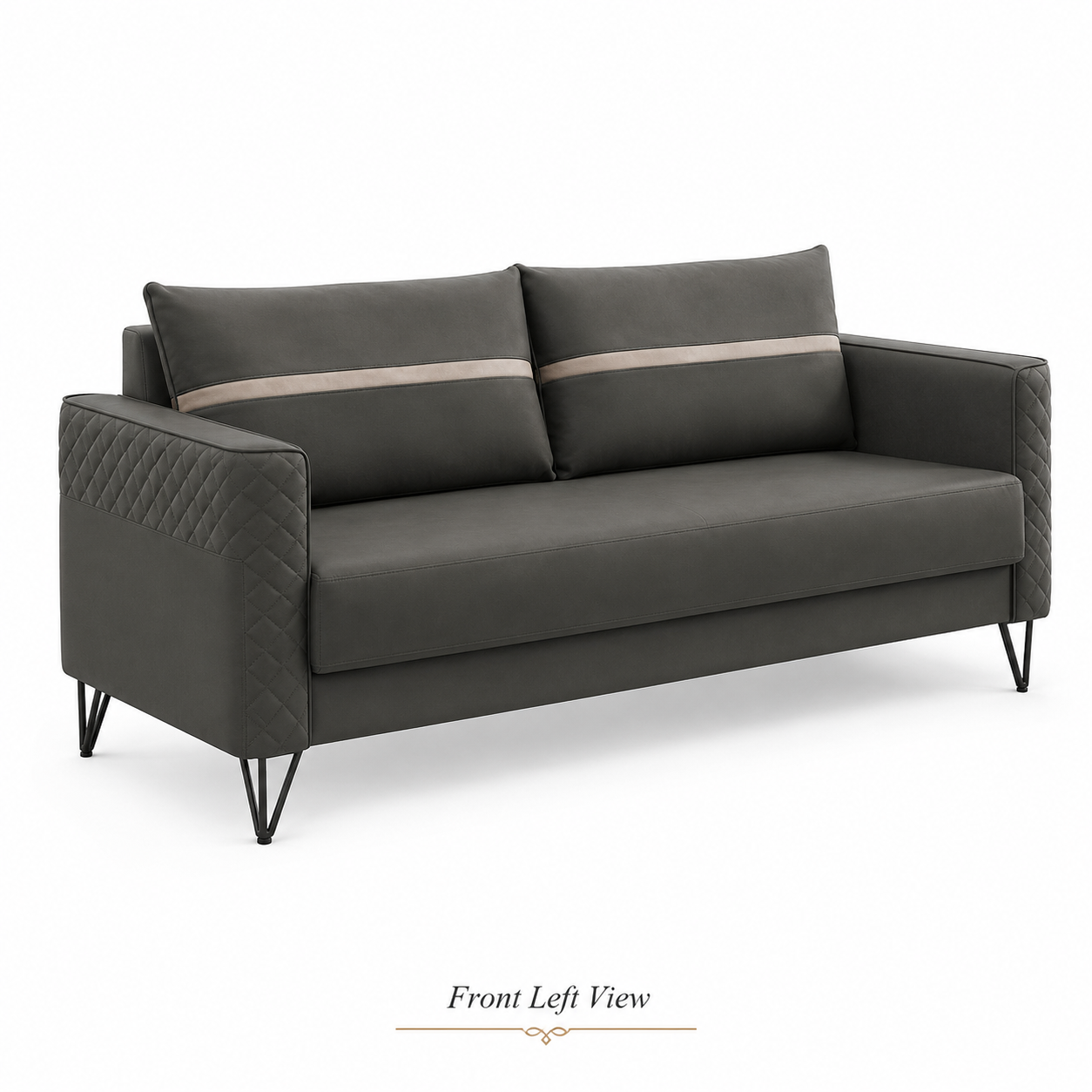 Fuaralux 2037S 3+1+1 Sofa Set with High-Quality PU Leather Upholstery