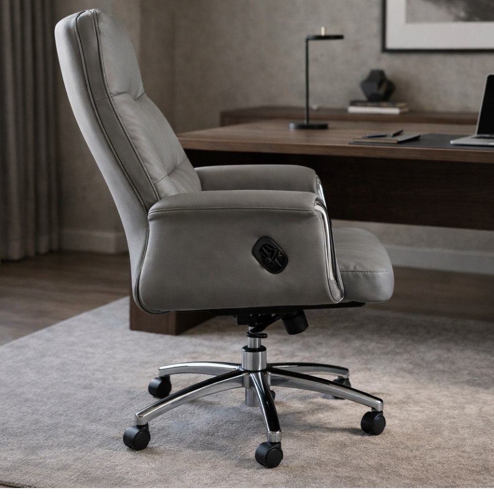 Furalux FR 168 Executive Recliner Office Chair – PU Leather Boss Chair UAE