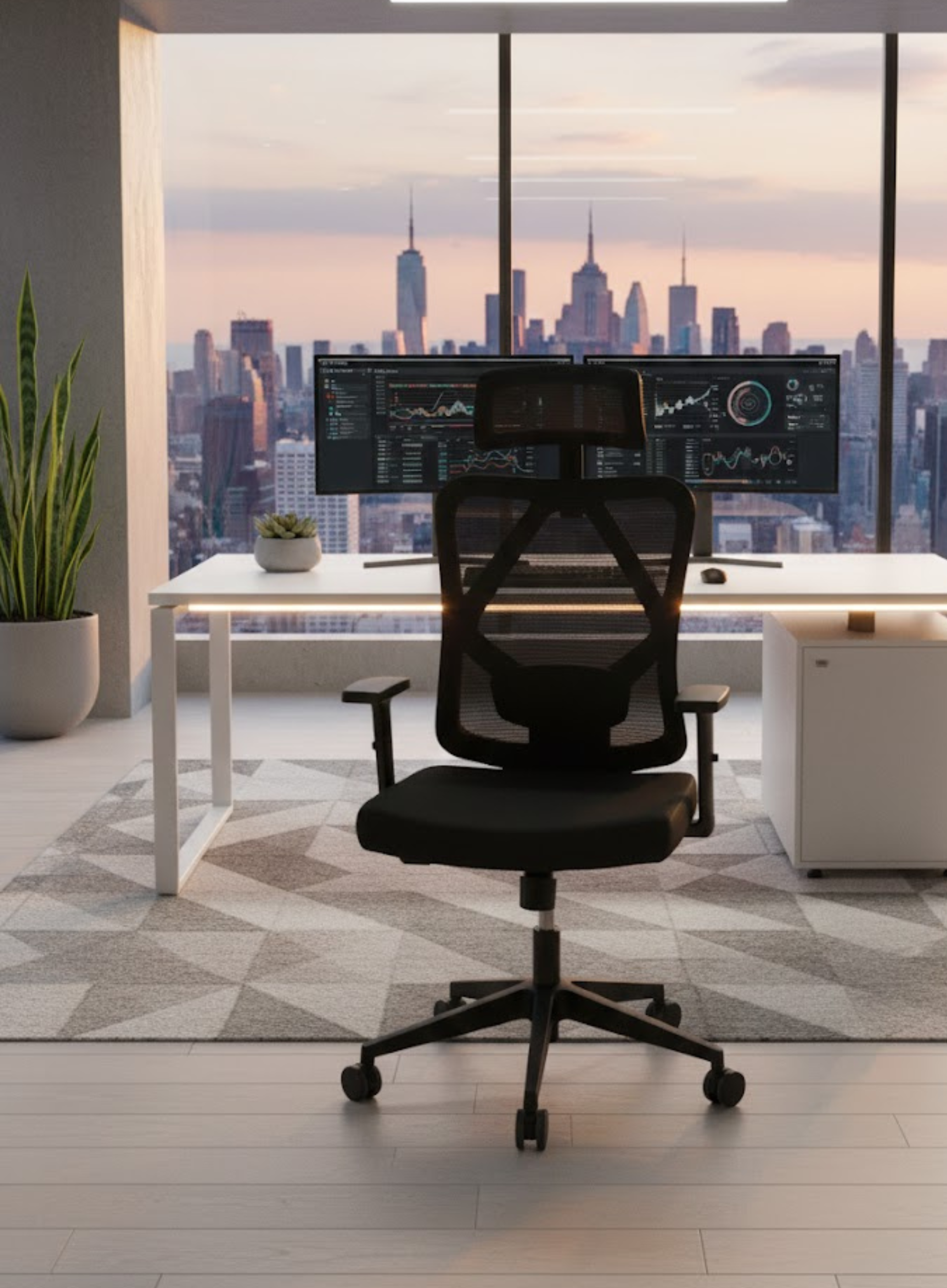 FURALUX NOVA — Ergonomic High‑Back Office Chair LY-M18