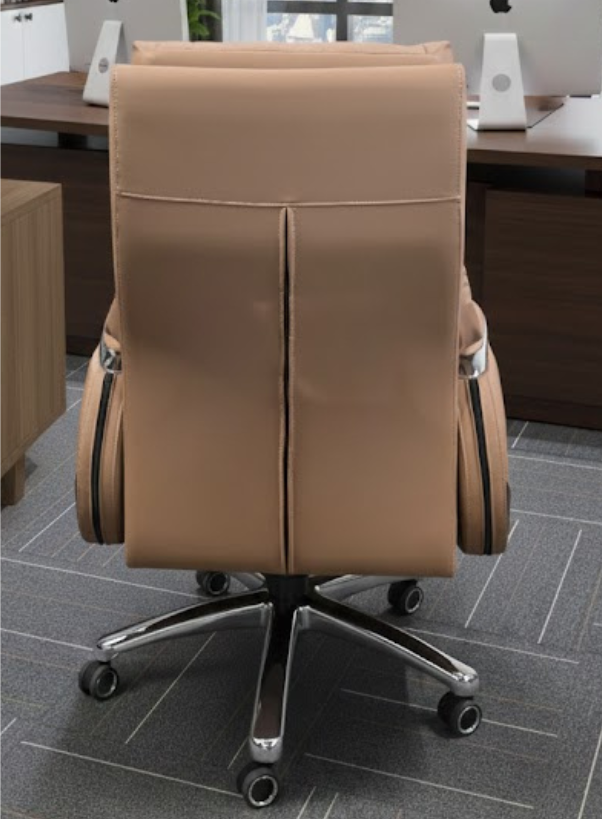 Furalux King Leather Executive Ergonomic Office Chair OC-097GW