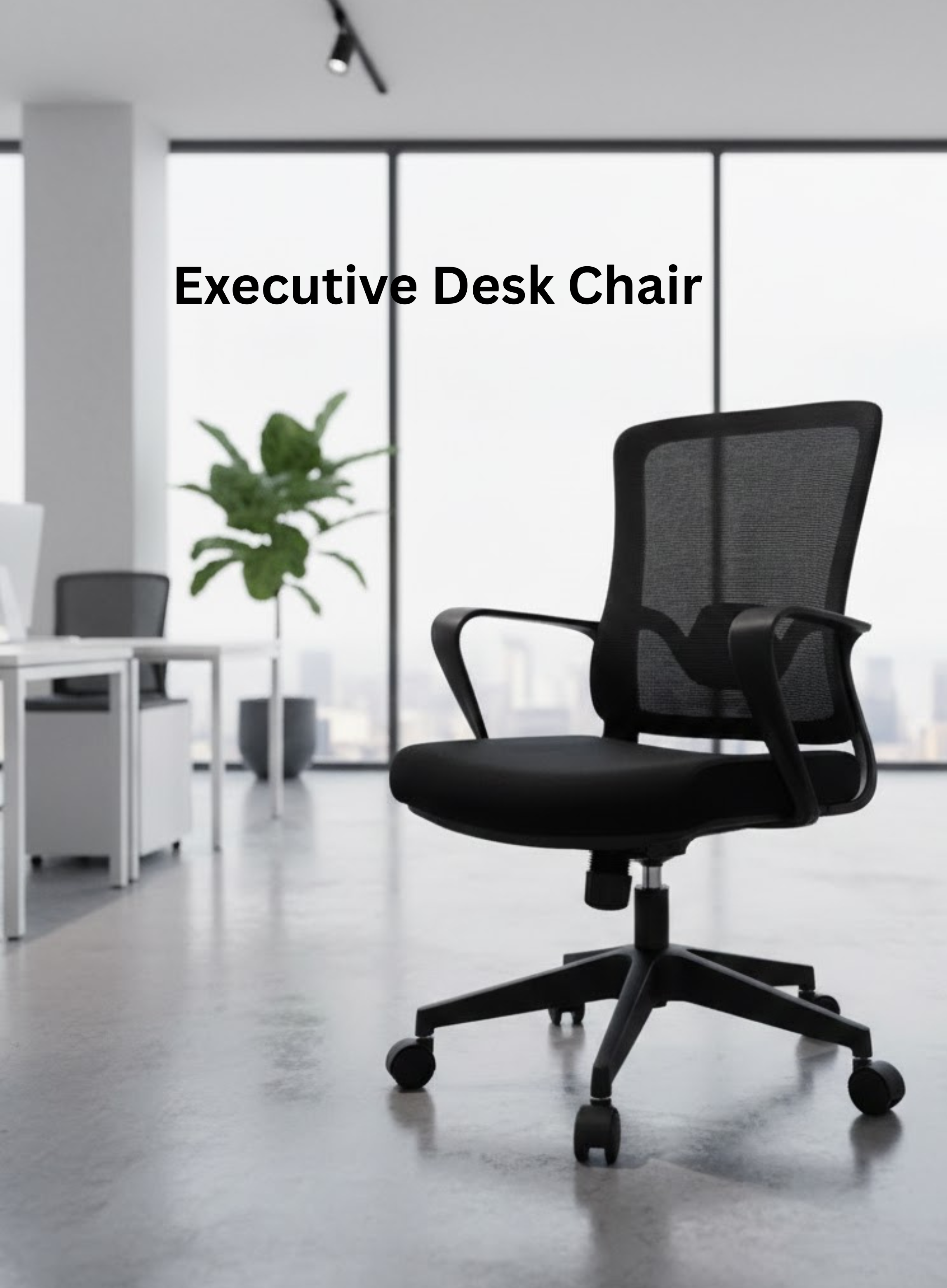 Furalux Aero Basic black office chair mech ergonomic TT-015