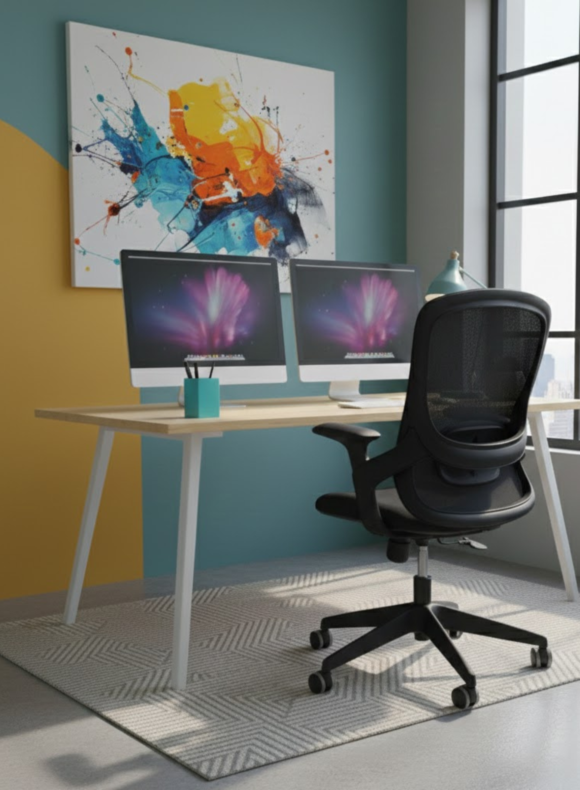 Furalux Aero Line ergonomic mesh chair with lumbar support TT-016