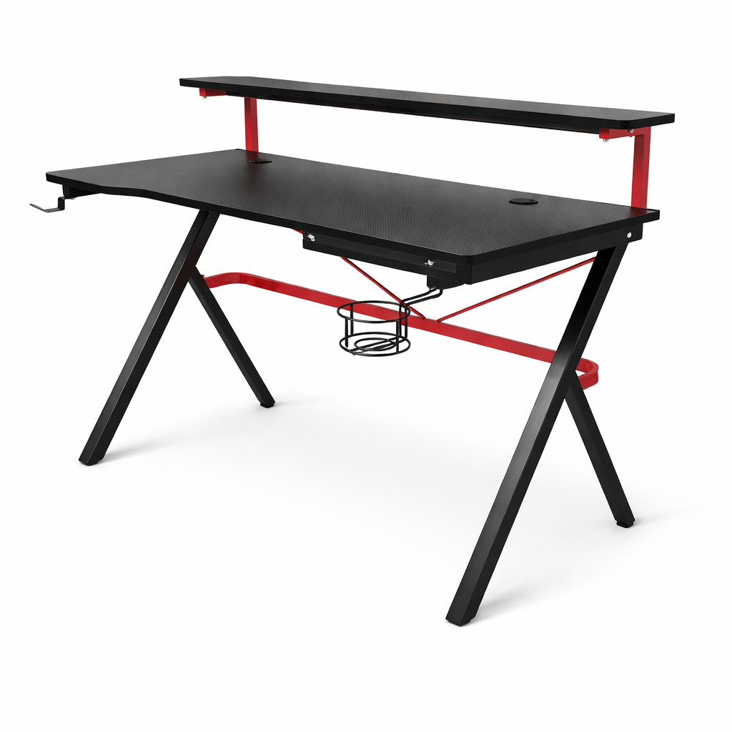 Furalux FR 1925 Gaming Desk with Monitor Shelf – Computer Table UAE