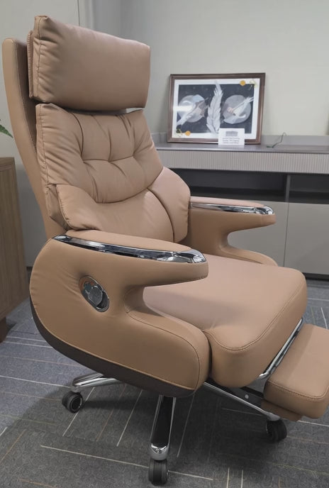 Furalux King Leather Executive Ergonomic Office Chair OC-097GW